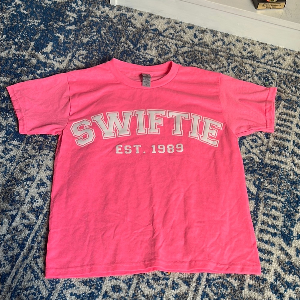 Gildan Pink Swiftie Short Sleeve Tee